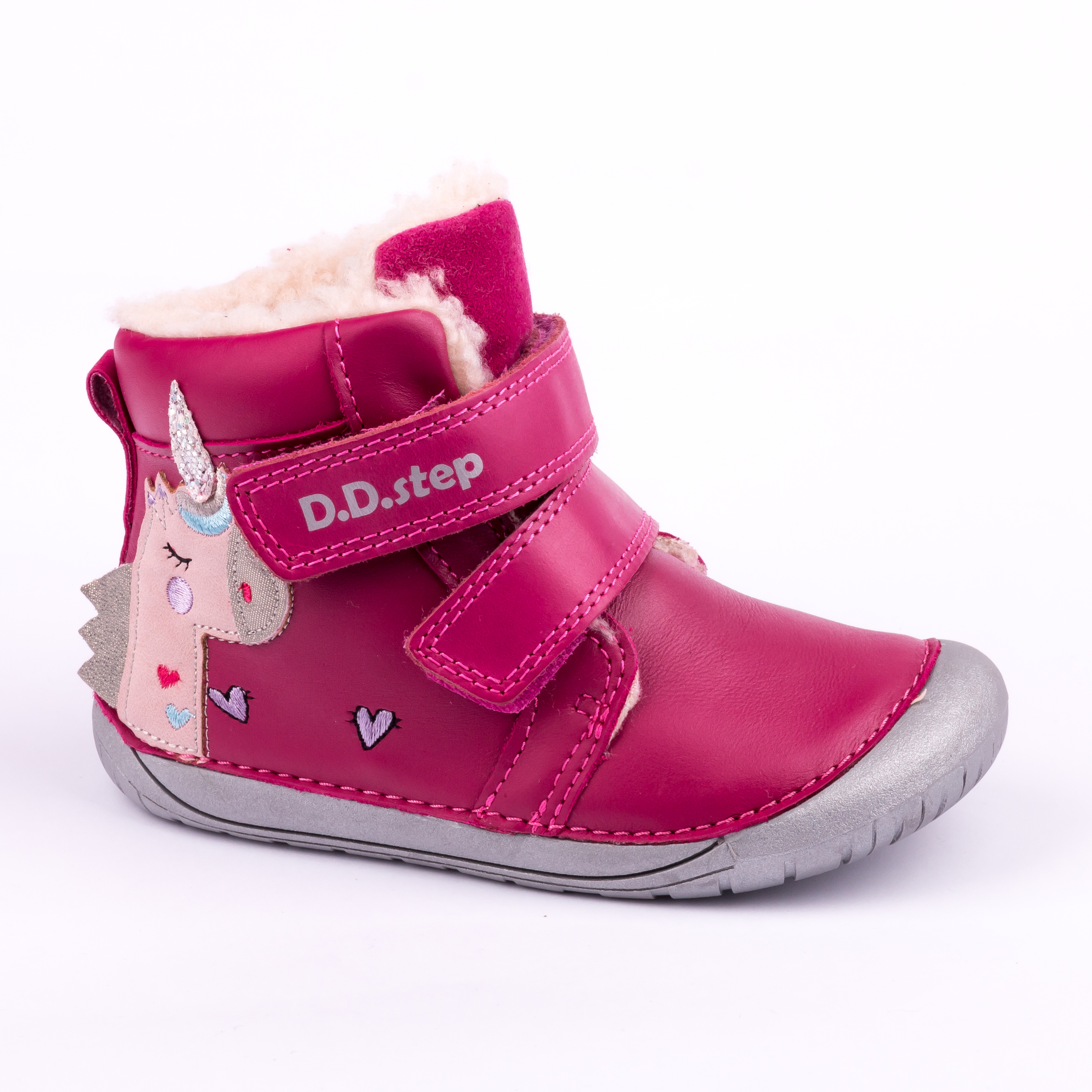 Růžová zimní bota D.D,step