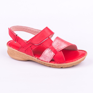Červený letní sandál Looke