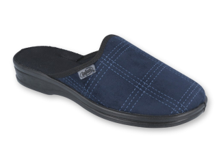 Modré domácí pantofle Befado