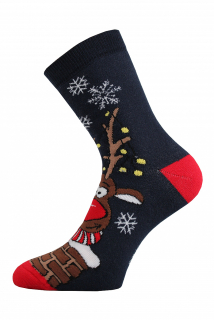 Vánoční teplé ponožky